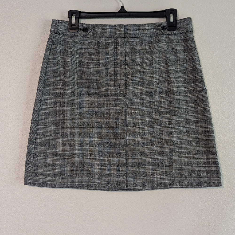 Banana Republic 6 Plaid Skirt NWT